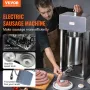 Electric Sausage Stuffer, 12 L / 25 LBS Vertical Meat Stuffer, 200W Motor, Stepless Speed Control and Foot Pedal, Made of Food-g