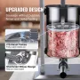 Electric Pølse Stuffer 12 L Vertical Meat Stuffer 304 Rustfrit