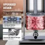 Manual Sausage Stuffer, 15 L / 30 LBS Vertical Sausage Machine, Dual-Speed Meat Stuffer, Made of Food-Grade 304 Stainless Steel,
