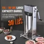 Manuel pølse stuffer 15 l lodret pølse maskine 304 rustfrit stål