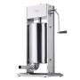 Manual Sausage Stuffer, 15 L / 30 LBS Vertical Sausage Machine, Dual-Speed Meat Stuffer, Made of Food-Grade 304 Stainless Steel,