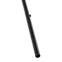 Portable Sign Post, 5 ft Cast Iron Sign Post Holder with Hard Plastic Base & Wheels, Movable Parking Sign Stand for No Parking S