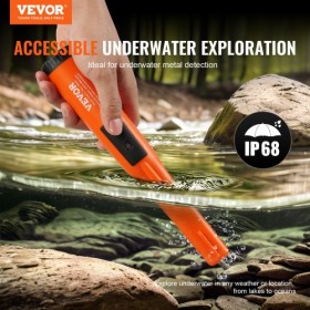 Metal Detector Pinpointer IP68 Waterproof Handheld Detector Wand Probe