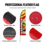 Burger Restaurant Advertising Feather Flag Kit Swooper Flag