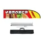 Burger Restaurant Advertising Feather Flag Kit Swooper Flag