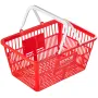 Shoppingkurv bærbar købmandskurv 20 stk 21L med håndtag og