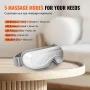 Eye Massager med Heat & Remote Eye Care Device 5 tilstande
