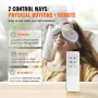 Eye Massager with Heat & Remote, Heated Eye Massage Mask with 5 Modes and Bluetooth Music, 180° Foldable Eye Care Massager for E