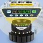 Euro Coin Counter Sorter 500-1000 Coins Electronic Automatic EUR Coin Counting Machine 300 Coins Per Minute with 8 Coin Drawers 