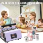 Tumbler Heat Press Machine 311.8-850.5 g Mug Press Sublimation Tumblers Purple