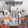 Ice Cream Blender, 750W High-Speed Ice Cream Maker Mixer Stir Machine 1740RPM, 304 Stainless Steel Ice Cream Shaker, Long Handle