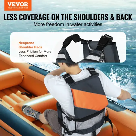 Watersports Life Vest Pfd 110n Buoyancy Life Jacket For Men &