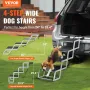 Dogtrappe til biler 4-trins foldning Dog Trin Aluminium Læss op