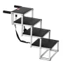 Dog Stair for Cars 4-step Folding Dog Steps Aluminum Loads up to 150 lbs