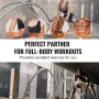Battle Rope, 1.5 Inch Diameter 30Ft Length Polyester Exercise Rope, Battle Exercise Equipment with Protect Sleeve & Anchor, Heav