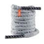 Battle Rope, 1.5 Inch Diameter 30Ft Length Polyester Exercise Rope, Battle Exercise Equipment with Protect Sleeve & Anchor, Heav