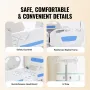 Premium 5 Funktion Fuld elektrisk hospital seng ICU Medicinsk
