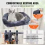 Cat Tree 60.6 "Cat Tower med Cat Condo Sisal Scratching Post