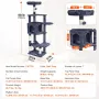Cat Tree 60.6 "Cat Tower med Cat Condo Sisal Scratching Post