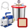 1/4 Hp Air Conditioner Vacuum Pump With 3 Gallon Vacuum Chamber