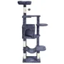Cat Tree 60.6 "Cat Tower med Cat Condo Sisal Scratching Post