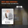 6 Pack Commercial Emergency Light, 3W, White LED Emergency Exit Lighting Fixtures with 180 Minutes Backup Battery Adjustable 2 L