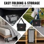 Dog Stair for Cars 5-step Folding Dog Steps Aluminum Loads up to 68 kg