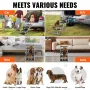 Dogtrappe til biler 5-trins foldning Dog Trin Aluminium Læss op
