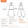 Folding Hemi Walker, One Arm Folding Walker for Seniors with 6-Level Adjustable Height, Lightweight Aluminum | Side One-Hand Sty