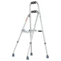 Folding Hemi Walker, One Arm Folding Walker for Seniors with 6-Level Adjustable Height, Lightweight Aluminum | Side One-Hand Sty