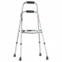 Folding Hemi Walker, One Arm Folding Walker for Seniors with 6-Level Adjustable Height, Lightweight Aluminum | Side One-Hand Sty