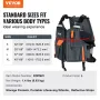Life Vest for Watersports (PFD), Life Jacket with Waterproof Nylon & 96N Buoyancy, Life Vest/Jacket for Any Water Activity-Fishi