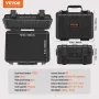 Hard Pistol Cases with Pre-cut PU Foam, Waterproof & Dustproof Hard Gun Case for 2 Pistol, 14.1×11.5×7.6 in Lockable Pistol Case