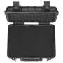 Hard Pistol Cases with Pre-cut PU Foam, Waterproof & Dustproof Hard Gun Case for 2 Pistol, 14.1×11.5×7.6 in Lockable Pistol Case