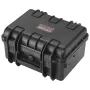 Hard Pistol Cases with Pre-cut PU Foam, Waterproof & Dustproof Hard Gun Case for 2 Pistol, 14.1×11.5×7.6 in Lockable Pistol Case