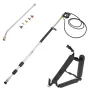 Pressure Washer Wand Telescoping 548.6 cm 4000psi Telescopic Pressure Washer Wand with Strap Belt 0.95 cm Quick Connector Extens