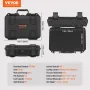 Hård pistoltilfælde med forudskåret PU-skumlåsbar pistolkasse