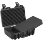 Hard Pistol Cases with Pre-cut PU Foam, Waterproof & Dustproof Hard Gun Case for 1 Pistol, 12.59×9.01×4.4 in Lockable Pistol Cas