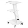 Trolley Cart Dental Lab Mobile Rolling Servering Cart 3 lag med stikkontakt