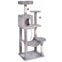 Cat Tree 56.2 "Cat Tower med Cat Condo Sisal Scratching Post