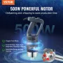 Kommerciel nedsænkning Blender 500W Heavy Duty Hand Mixer til