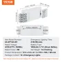 12 Pack Commercial Emergency Light, 3W, White LED Emergency Exit Lighting Fixtures with 180 Minutes Backup Battery Adjustable 2 