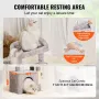 Cat Tree for Indoor Cats, 31.4" Cat Tree Tower with Cat Condo, Sisal Scratching Post, Hammock, Top Perch, Jumping Platform, Cat 