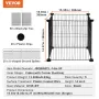 5-pak plantebeskyttere mod dyr 15,35'' x 15,35'' metalplantebur