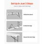 Plastic Folding Bench, 6 ft Portable Bench for Indoor/Outdoor Picnic Party Patio Camping Dining, Foldable Smooth HDPE Seat for G