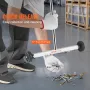 Magnetic Sweeper with Wheels 43.2 cm Mini 4.5 kg Capacity Adjustable Handle