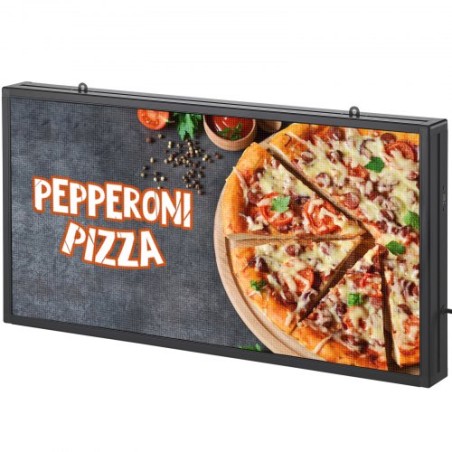 67x35cm Programmable LED Sign Scrolling Display Board P5 Full Color