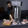 Electric Sausage Stuffer, 25 L / 55 LBS Vertical Meat Stuffer, 400W Motor, Stepless Speed Control and Foot Pedal, Made of Food-g