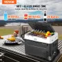 Portable Car Refrigerator, 12 Volt Car Refrigerator Fridge, 60 L / 63.4 QT Single Zone Portable Freezer, -4℉-68℉ Adjustable Temp