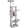 Cat Tree 60.6 "Cat Tower med Cat Condo Sisal Scratching Post